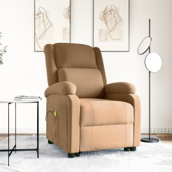 Sonata H Изправящ масажен стол, кафяв, кадифе - Mobilier cu mecanism de relaxare