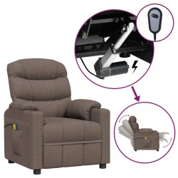 Sonata H Електрически масажен стол, таупе, текстил - Mobilier cu mecanism de relaxare