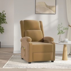 Sonata H Електрически масажен стол, кафяв, кадифе - Mobilier cu mecanism de relaxare