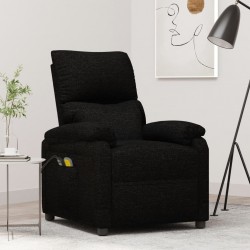 Sonata H Електрически масажен стол, черен, текстил - Mobilier cu mecanism de relaxare