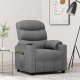Sonata Fotoliu de masaj electric rabatabil, gri deschis, textil