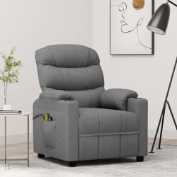 Sonata H Електрически масажен стол, светлосив, текстил - Mobilier cu mecanism de relaxare