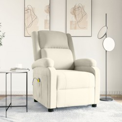 Sonata H Масажен стол, кремав, кадифе - Mobilier cu mecanism de relaxare