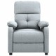 Sonata Fotoliu de masaj, gri deschis, material textil