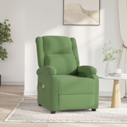 Sonata H Електрически масажен стол, светлозелен, кадифе - Mobilier cu mecanism de relaxare