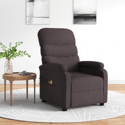 Sonata H Електрически масажен стол, тъмнокафяв, текстил - Mobilier cu mecanism de relaxare