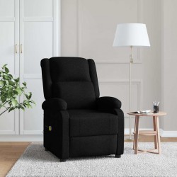 Sonata H Wingback масажен стол, черен, текстил - Mobilier cu mecanism de relaxare