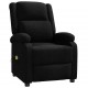 Sonata H Wingback масажен стол, черен, текстил