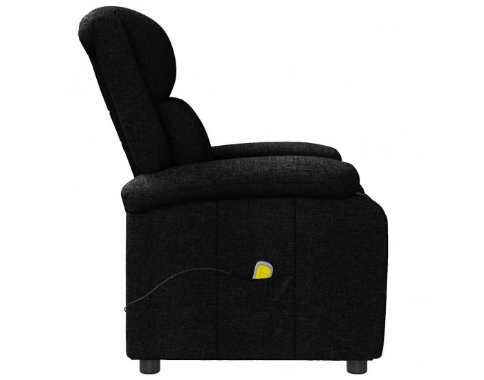 Sonata H Wingback масажен стол, черен, текстил