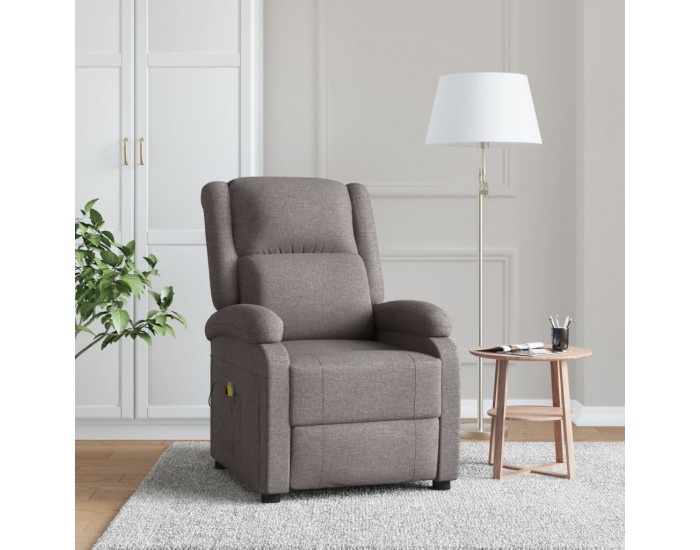 Sonata H Wingback масажен стол, таупе, текстил