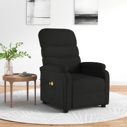 Sonata H Електрически масажен стол, черен, текстил - Mobilier cu mecanism de relaxare