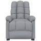 Sonata Fotoliu de masaj electric rabatabil, gri deschis, textil