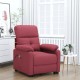 Sonata Fotoliu de masaj electric rabatabil, roșu vin, textil