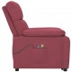 Sonata H Електрически масажен стол, виненочервен, текстил