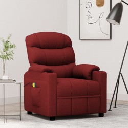Sonata H Масажен стол, виненочервен, текстил - Mobilier cu mecanism de relaxare