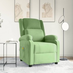 Sonata H Масажен стол, светлозелен, кадифе - Mobilier cu mecanism de relaxare