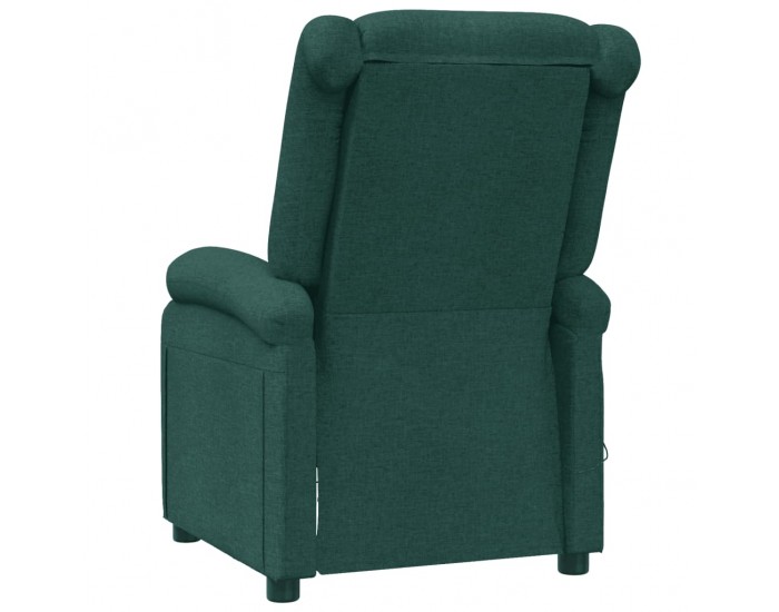 Sonata H Wingback масажен стол, тъмнозелен, текстил