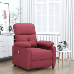 Sonata H Масажен стол, виненочервен, текстил - Mobilier cu mecanism de relaxare