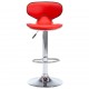 323645 Sonata H Bar Stools 2 pcs Red Faux Leather