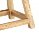 287445 Sonata H Hand-painted Stool 38x38x35 cm Solid Mango Wood