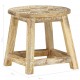 287445 Sonata H Hand-painted Stool 38x38x35 cm Solid Mango Wood