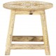 287445 Sonata H Hand-painted Stool 38x38x35 cm Solid Mango Wood