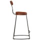 Sonata Scaune de bar 2 buc 49x43x88 cm lemn masiv de mango