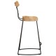 Sonata Scaune de bar 2 buc 49x43x88 cm lemn masiv de mango