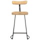 Sonata Scaune de bar 2 buc 49x43x88 cm lemn masiv de mango