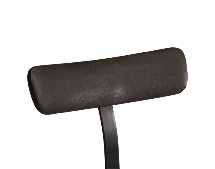 Sonata Scaune de bar 2 buc Negru 49x43x103 cm Lemn masiv Mango