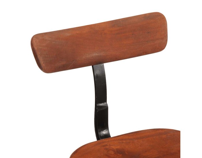 Sonata Scaune de bar 2 buc 49x43x79 cm lemn masiv de mango
