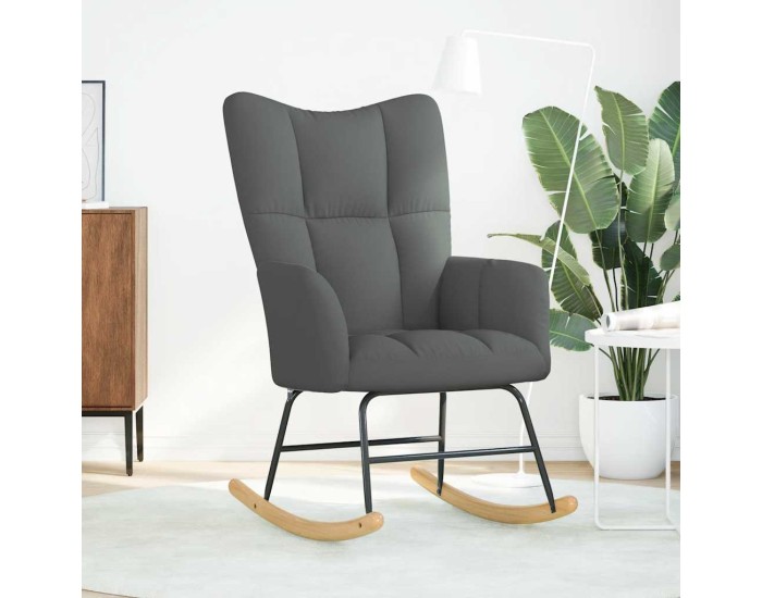 Sonata Scaun balansoar, gri închis, material textil