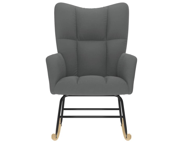 Sonata Scaun balansoar, gri închis, material textil