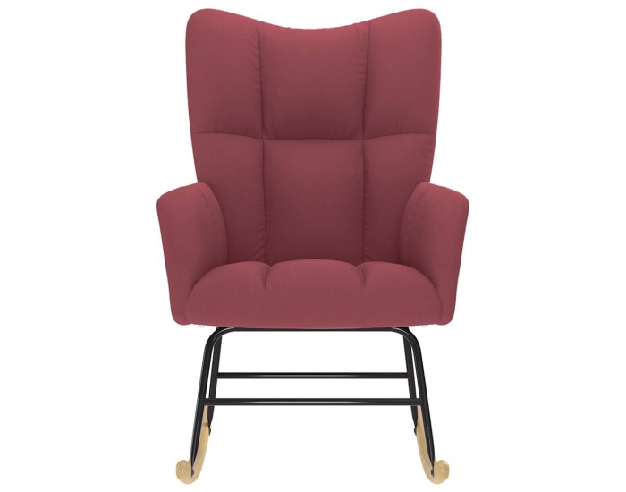 Sonata Scaun balansoar, roșu vin, material textil