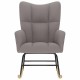 Sonata Scaun balansoar, gri taupe, material textil