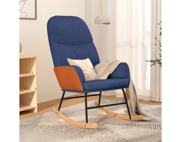 Sonata Scaun balansoar, albastru, material textil