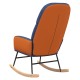 Sonata Scaun balansoar, albastru, material textil