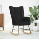 Sonata Scaun balansoar, negru, material textil
