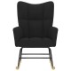 Sonata Scaun balansoar, negru, material textil