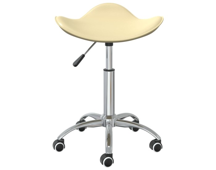 Sonata Scaun de masă pivotant, crem, piele ecologică