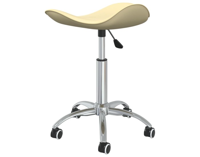 Sonata Scaun de masă pivotant, crem, piele ecologică