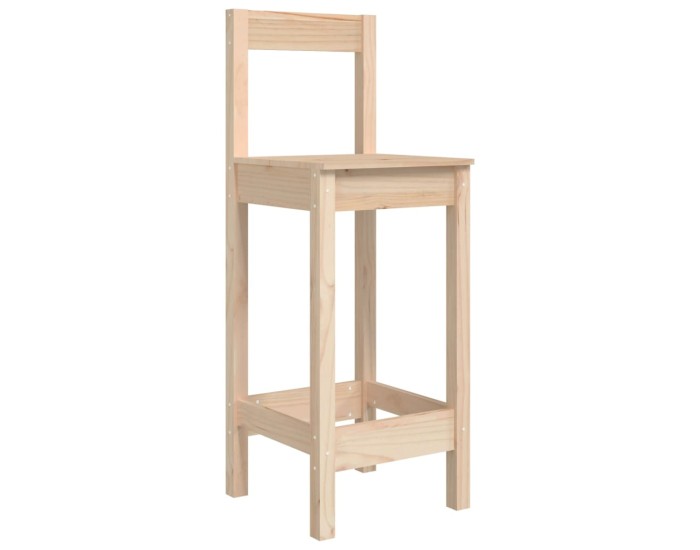 Sonata Scaune de bar, 2 buc., 40x41,5x112 cm, lemn masiv de pin