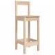 Sonata H Бар столове 2 бр 40x41,5x112 см борово дърво масив