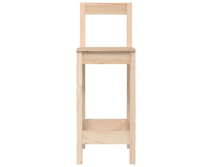 Sonata Scaune de bar, 2 buc., 40x41,5x112 cm, lemn masiv de pin