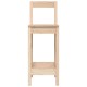 Sonata Scaune de bar, 2 buc., 40x41,5x112 cm, lemn masiv de pin