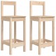 Sonata H Бар столове 2 бр 40x41,5x112 см борово дърво масив