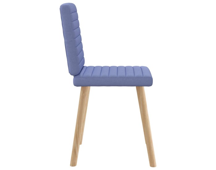 Sonata Scaune de sufragerie 6 buc țesătură Jeans Blue