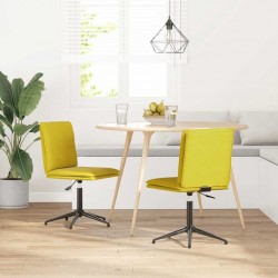 Sonata H Трапезни столове, 2 бр, жълти, кадифе - Scaune de dining