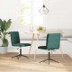 Sonata H Трапезни столове, 2 бр, тъмнозелени, кадифе