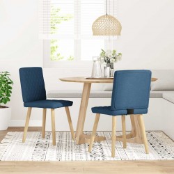 Sonata H Трапезни столове, 2 бр, сини, текстил - Scaune de dining